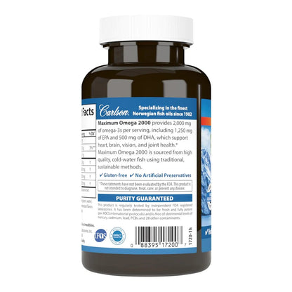 Carlson Maximum Omega 2000mg