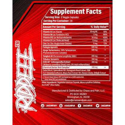 CHaos and Pain Chemical Test - Supreme Muscle Amplifier