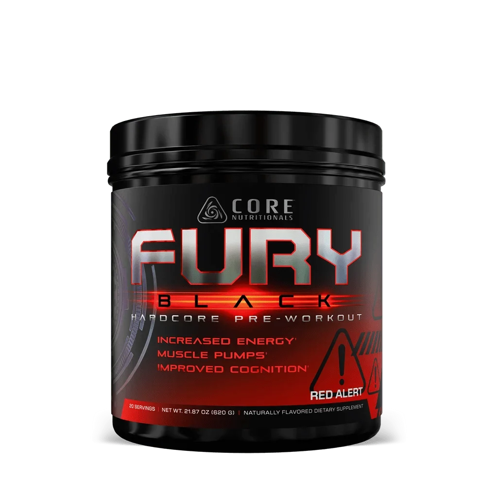 Core Nutritionals FURY BLACK Hardcore Pre-Workout