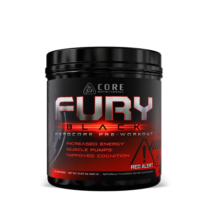 Core Nutritionals FURY BLACK Hardcore Pre-Workout