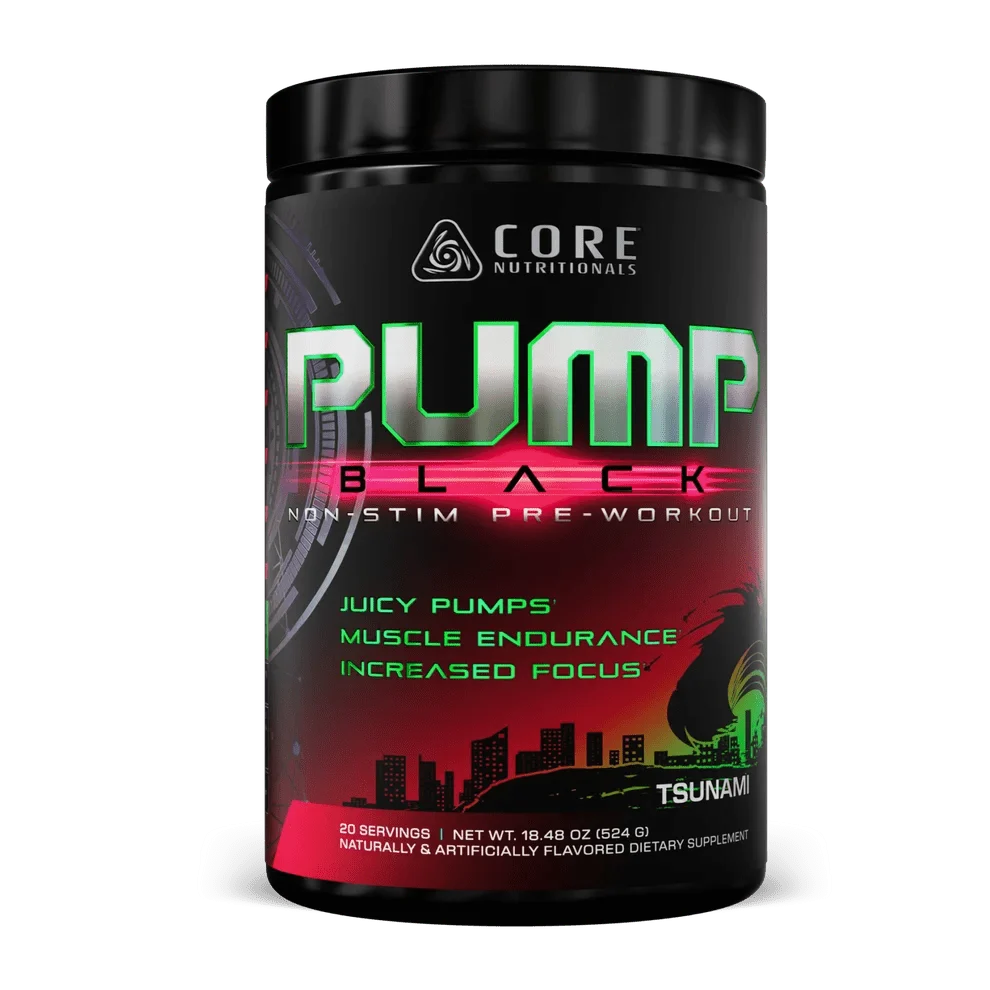 Core Nutritionals PUMP BLACK Non-Stim Pre-Workout