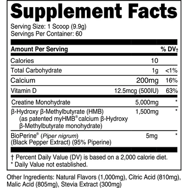 Transparent labs Creatine HMB 60 Servings