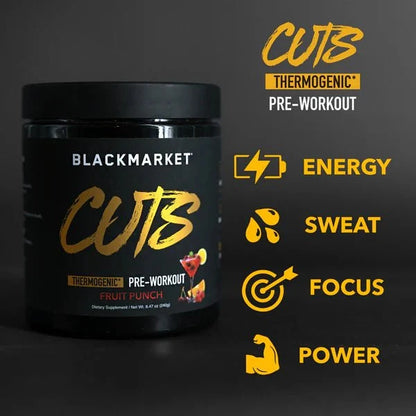 Blackmarket Labs Cuts Thermogenic Pre Workout