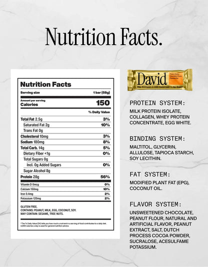 David Protein Bars