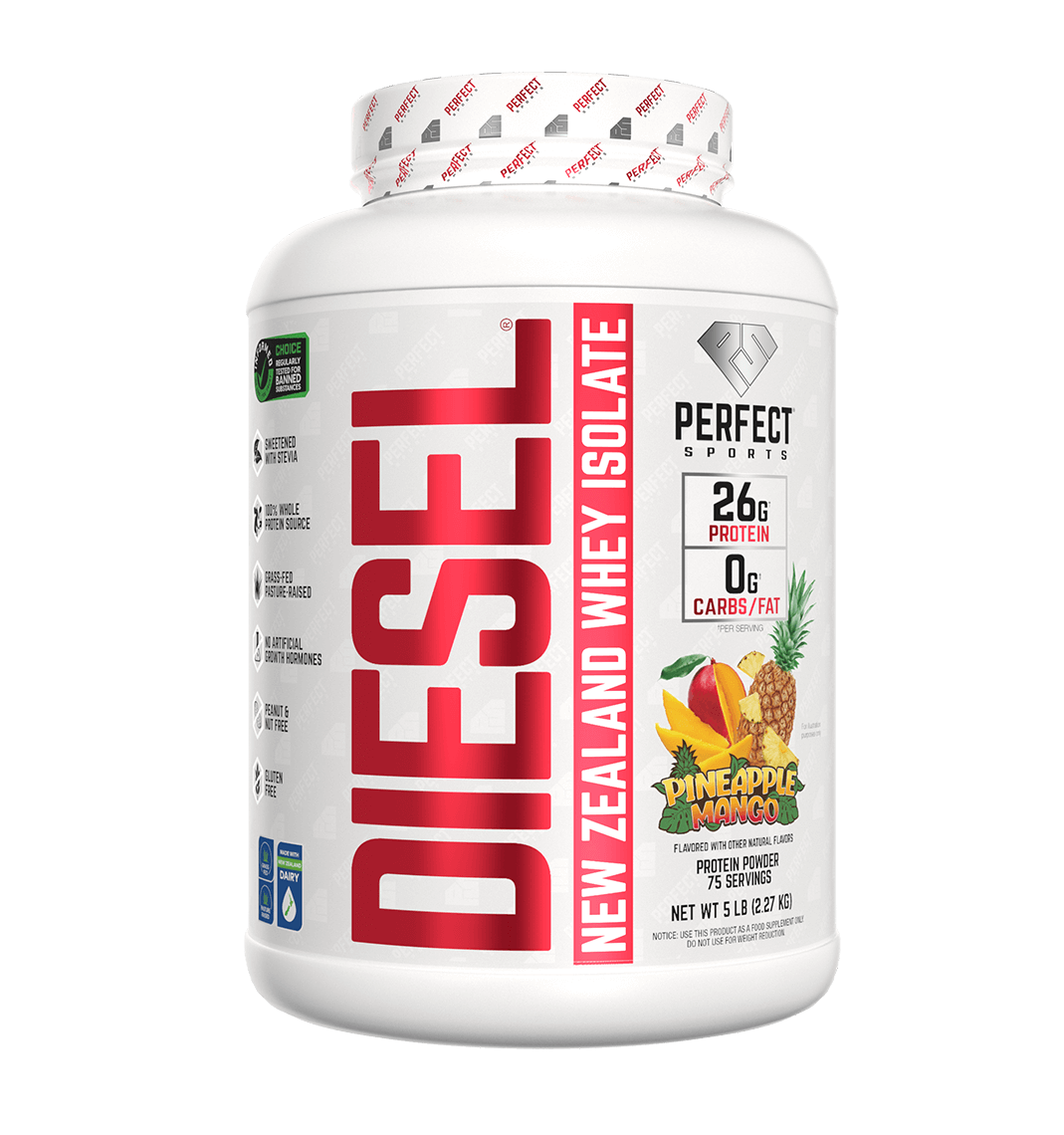Perfect Sports DIESEL New Zealand Grassfed Whey Protein Isolate 5 lbs