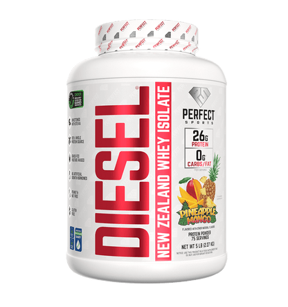 Perfect Sports DIESEL New Zealand Grassfed Whey Protein Isolate 5 lbs