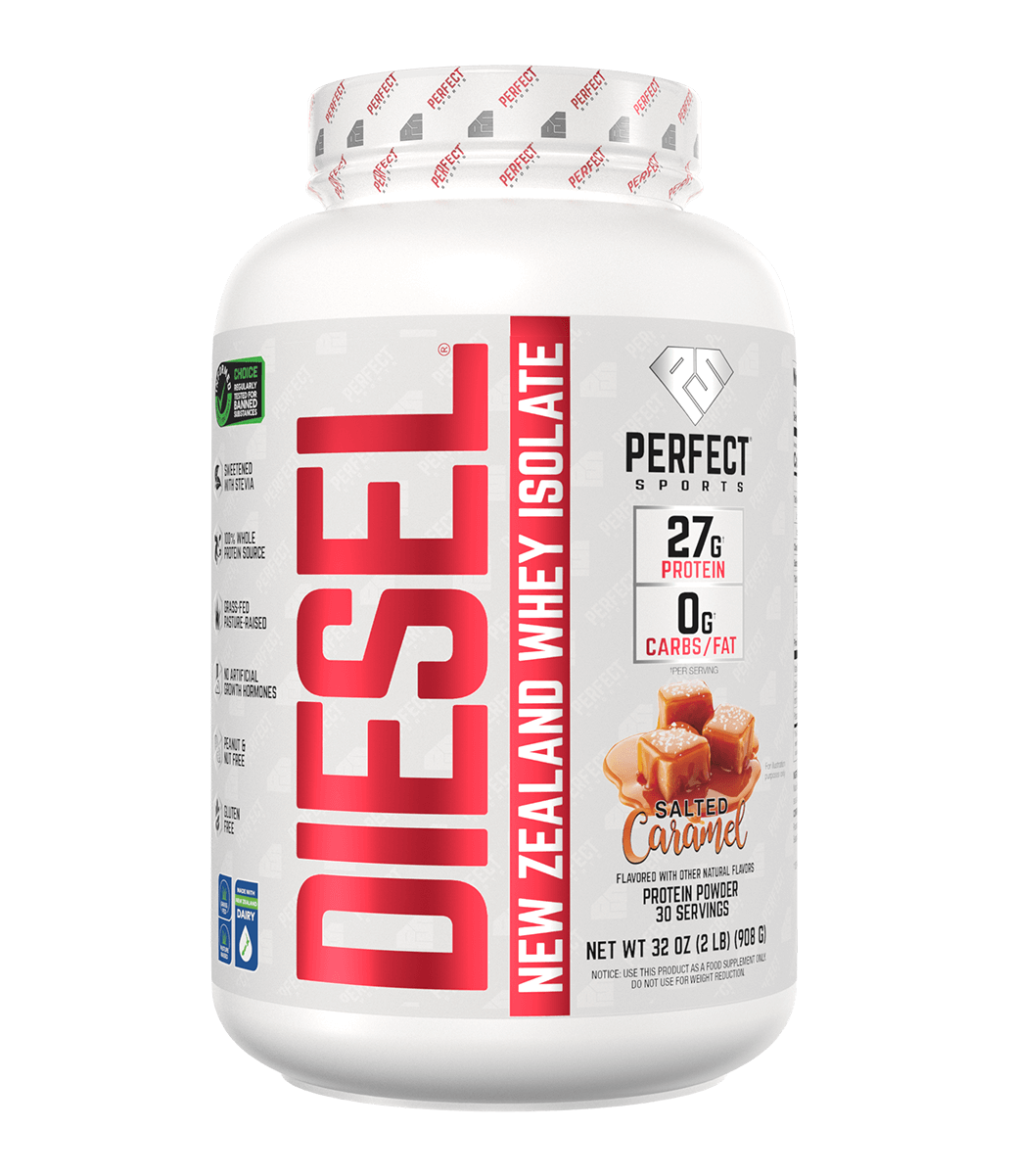 Perfect Sports DIESEL New Zealand Grassfed Whey Protein Isolate 2 lbs