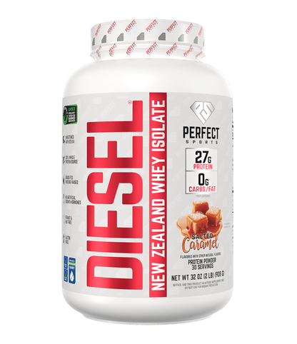 Perfect Sports DIESEL New Zealand Grassfed Whey Protein Isolate 2 lbs