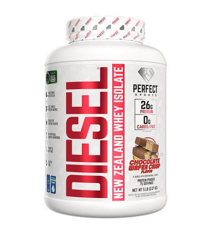Perfect Sports DIESEL New Zealand Grassfed Whey Protein Isolate 5 lbs