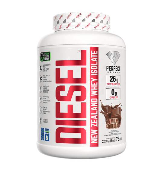 Perfect Sports DIESEL New Zealand Grassfed Whey Protein Isolate 5 lbs