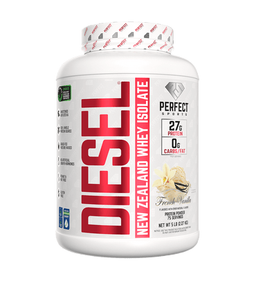 Perfect Sports DIESEL New Zealand Grassfed Whey Protein Isolate 5 lbs