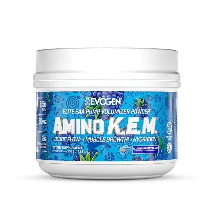 Evogen Amino K.E.M. EAA | Essential Amino Acids + BCAAs + Hydration & Recovery Formula