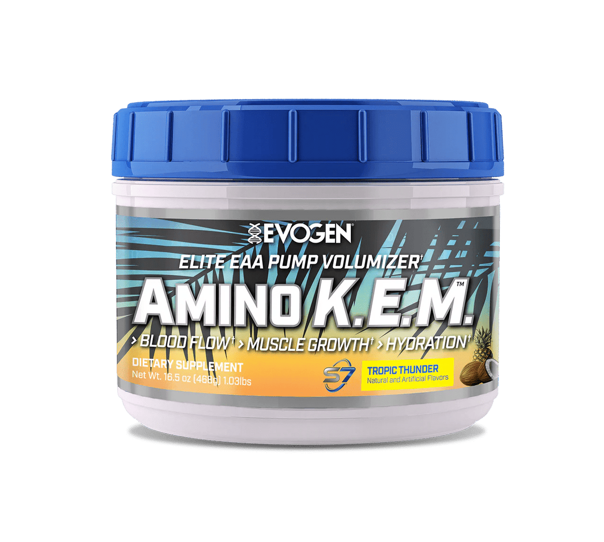 Evogen Amino K.E.M. EAA | Essential Amino Acids + BCAAs + Hydration & Recovery Formula