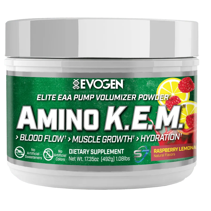 Evogen Amino K.E.M. EAA | Essential Amino Acids + BCAAs + Hydration & Recovery Formula