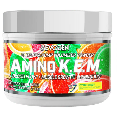 Evogen Amino K.E.M. EAA | Essential Amino Acids + BCAAs + Hydration & Recovery Formula