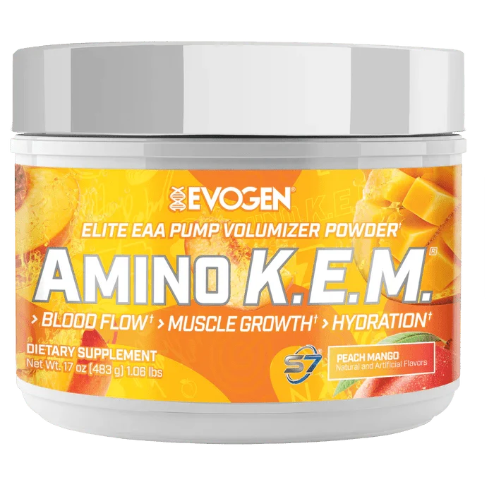 Evogen Amino K.E.M. EAA | Essential Amino Acids + BCAAs + Hydration & Recovery Formula