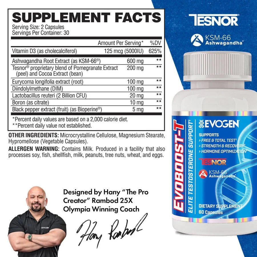 Evogen Evoboost-T Test Booster