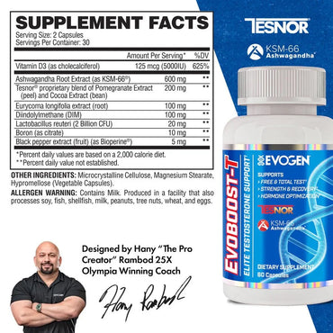 Evogen Evoboost-T Test Booster