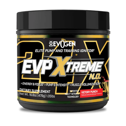 Evogen EVP Xtreme N.O. High-Stim Pre-Workout | Energy, Focus & Extreme Pumps