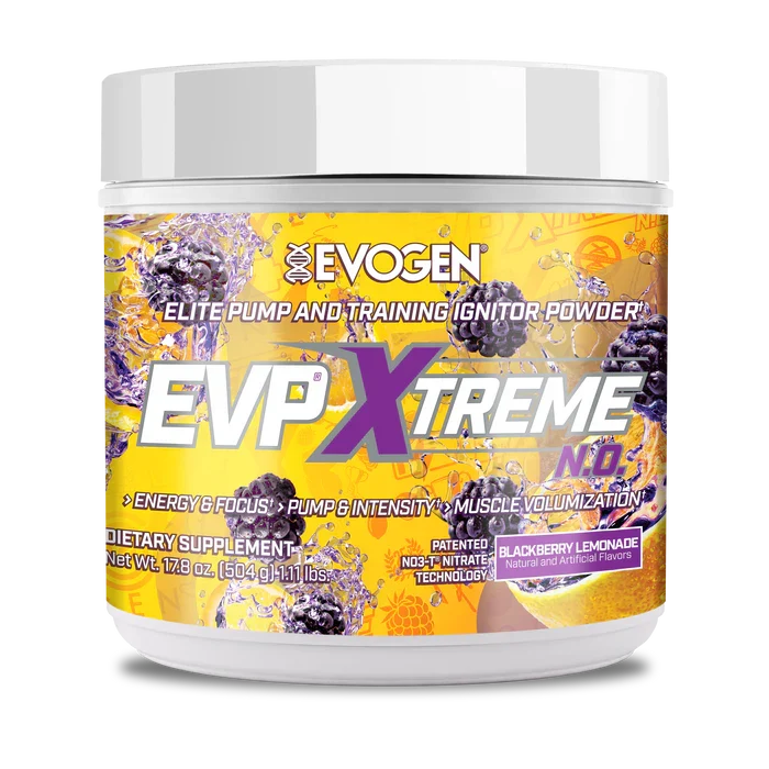 Evogen EVP Xtreme N.O. High-Stim Pre-Workout | Energy, Focus & Extreme Pumps