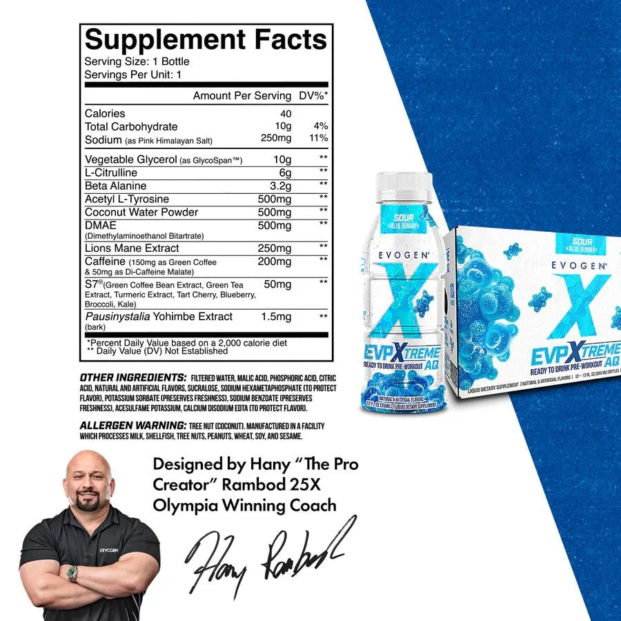 Evogen EVP Xtreme AQ RTD Pre-Workout