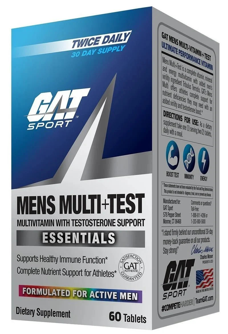 Gat Sport Mens Multi + Test - 60 Tabs