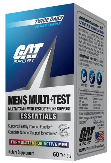 Gat Sport Mens Multi + Test - 60 Tabs
