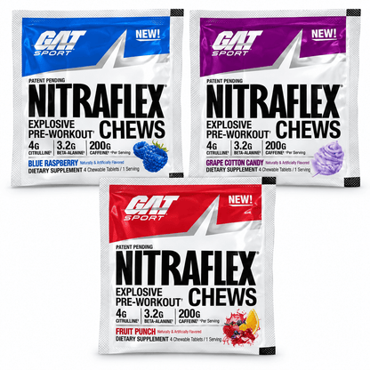 GAT Sport NITRAFLEX Pre-Workout Chews Sample