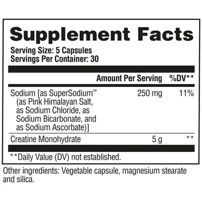 GAT Sport Nitraflex PRO Creatine | 5g Creatine Monohydrate + Super Sodium™ | 180 Capsules