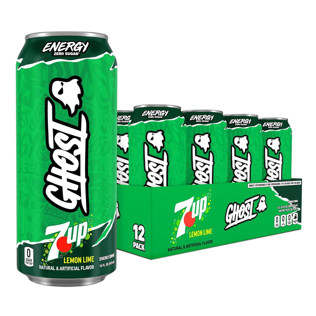 GHOST Energy Drink 16 oz – Zero Sugar Energy & Focus Drink