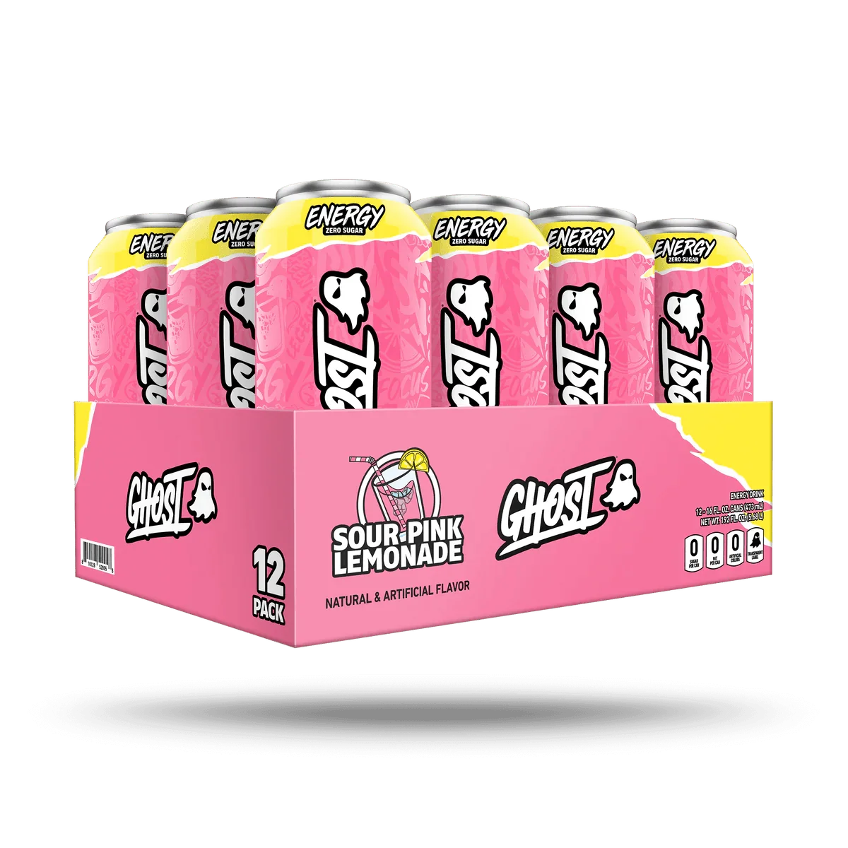 GHOST Energy Drink 16 oz – Zero Sugar Energy & Focus Drink