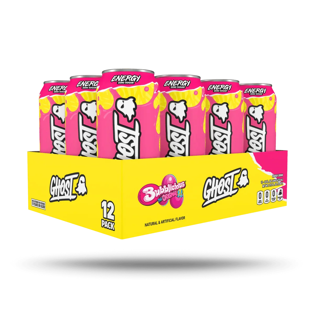 GHOST Energy Drink 16 oz – Zero Sugar Energy & Focus Drink
