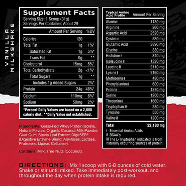 Unmatched Grass-Fed Whey Protein Isolate