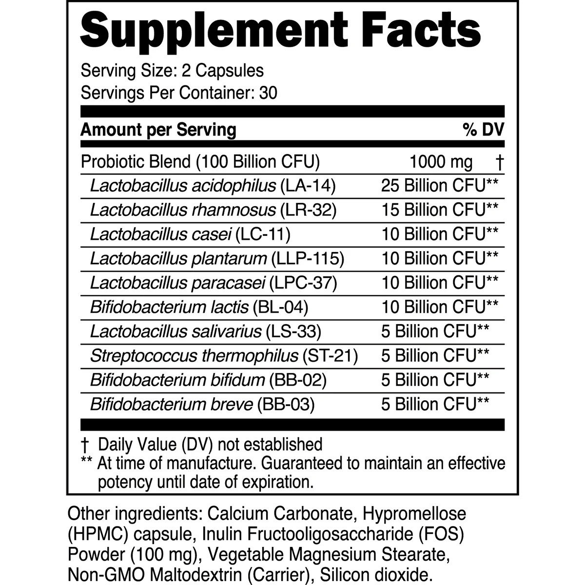 Transparent Labs Gut Health Probiotic