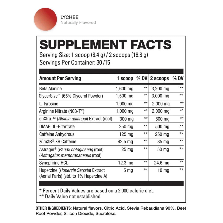 HD Muscle Pre HD Black Pre Workout