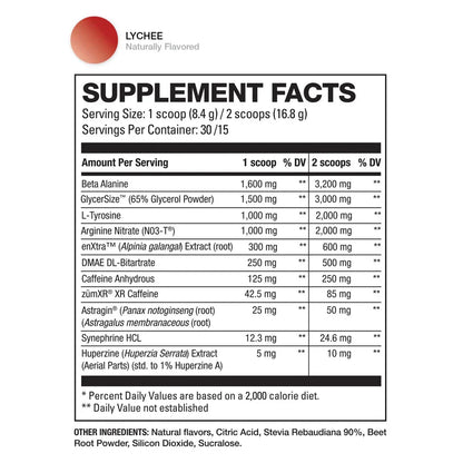 HD Muscle Pre HD Black Pre Workout
