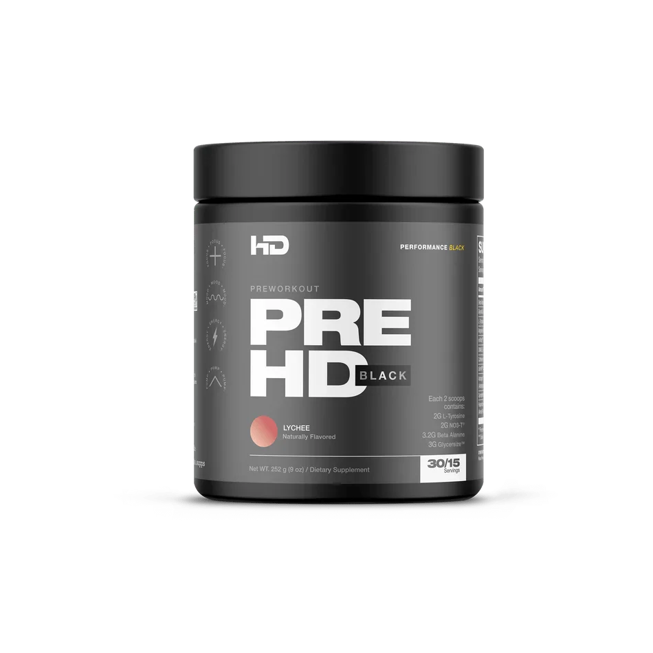 HD Muscle Pre HD Black Pre Workout