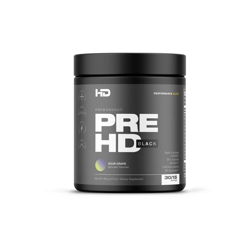 HD Muscle Pre HD Black Pre Workout