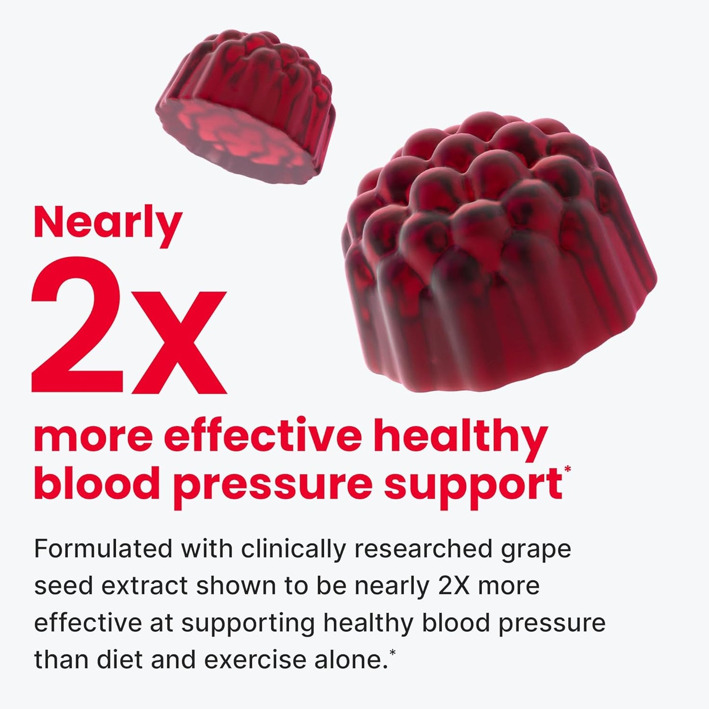 HumanN SuperBeets Heart Gummies 3-Pack Sugar-Free 60 Count