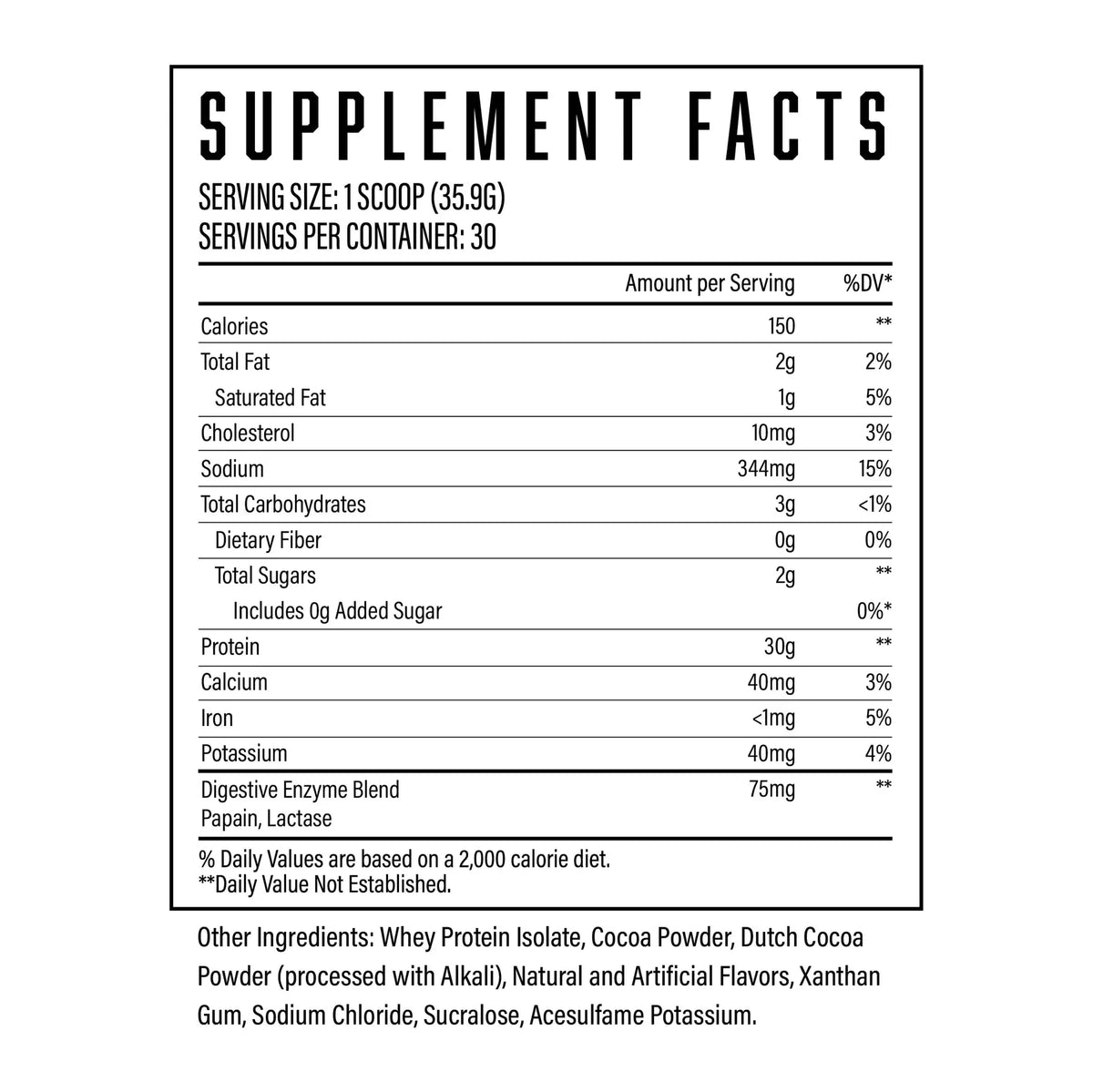Huge Isolate 30 Servings