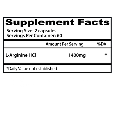 Insane Labz Asylum Cabinet L-Arginine HCL -120 Caps