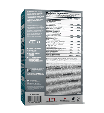 Iron Kingdom Ebrain Premium Nootropic