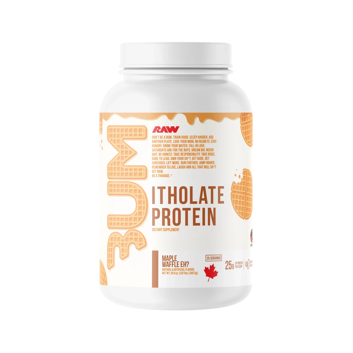 Raw Nutrition Bum Itholate Protein 25 Servs