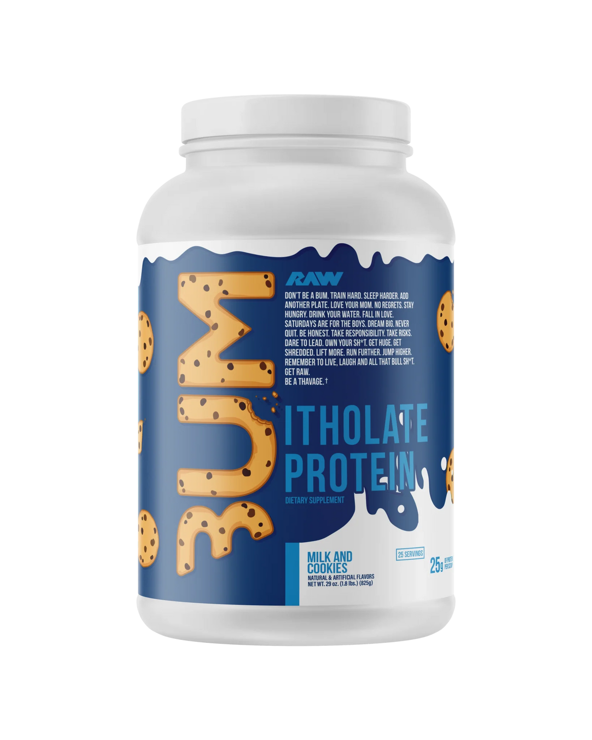 Raw Nutrition Bum Itholate Protein 25 Servs