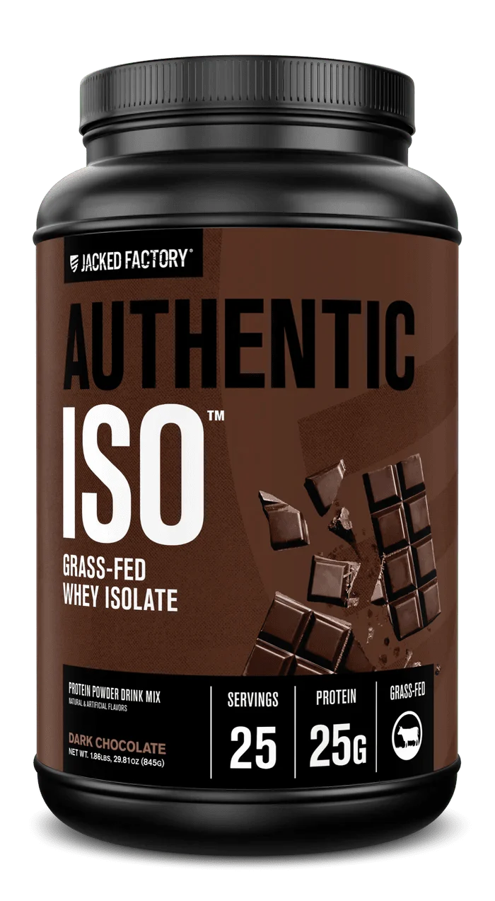 Jacked Factory Authentic ISO Grass-Fed Whey Protein Isolate
