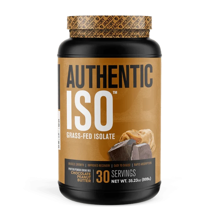 Jacked Factory Authentic ISO Grass-Fed Whey Protein Isolate