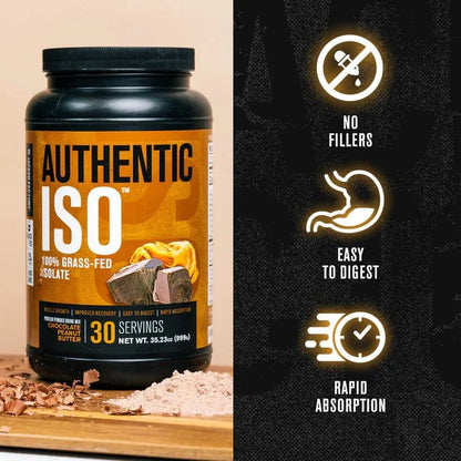 Jacked Factory Authentic ISO Grass-Fed Whey Protein Isolate