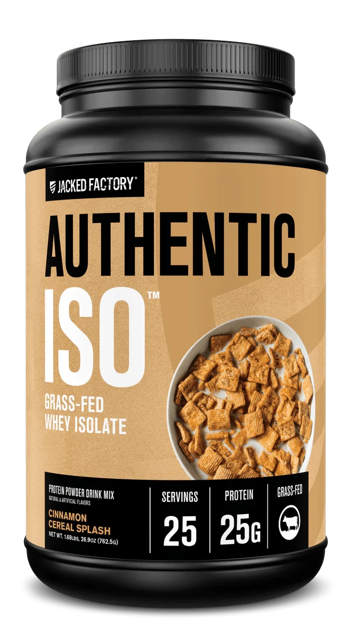 Jacked Factory Authentic ISO Grass-Fed Whey Protein Isolate
