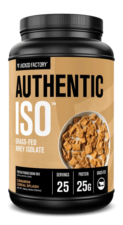 Jacked Factory Authentic ISO Grass-Fed Whey Protein Isolate