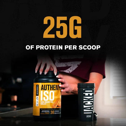 Jacked Factory Authentic ISO Grass-Fed Whey Protein Isolate